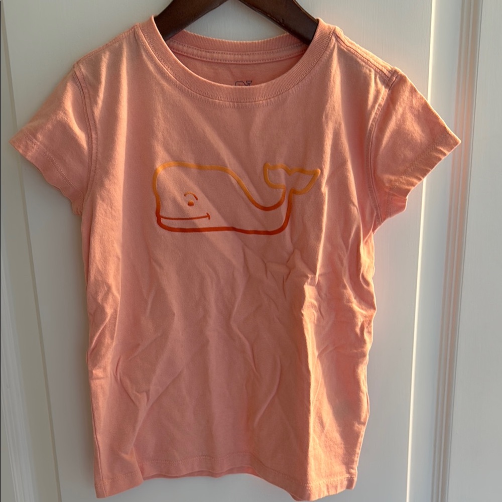 Vineyard Vines Pink and Orange Short Sleeve Tee